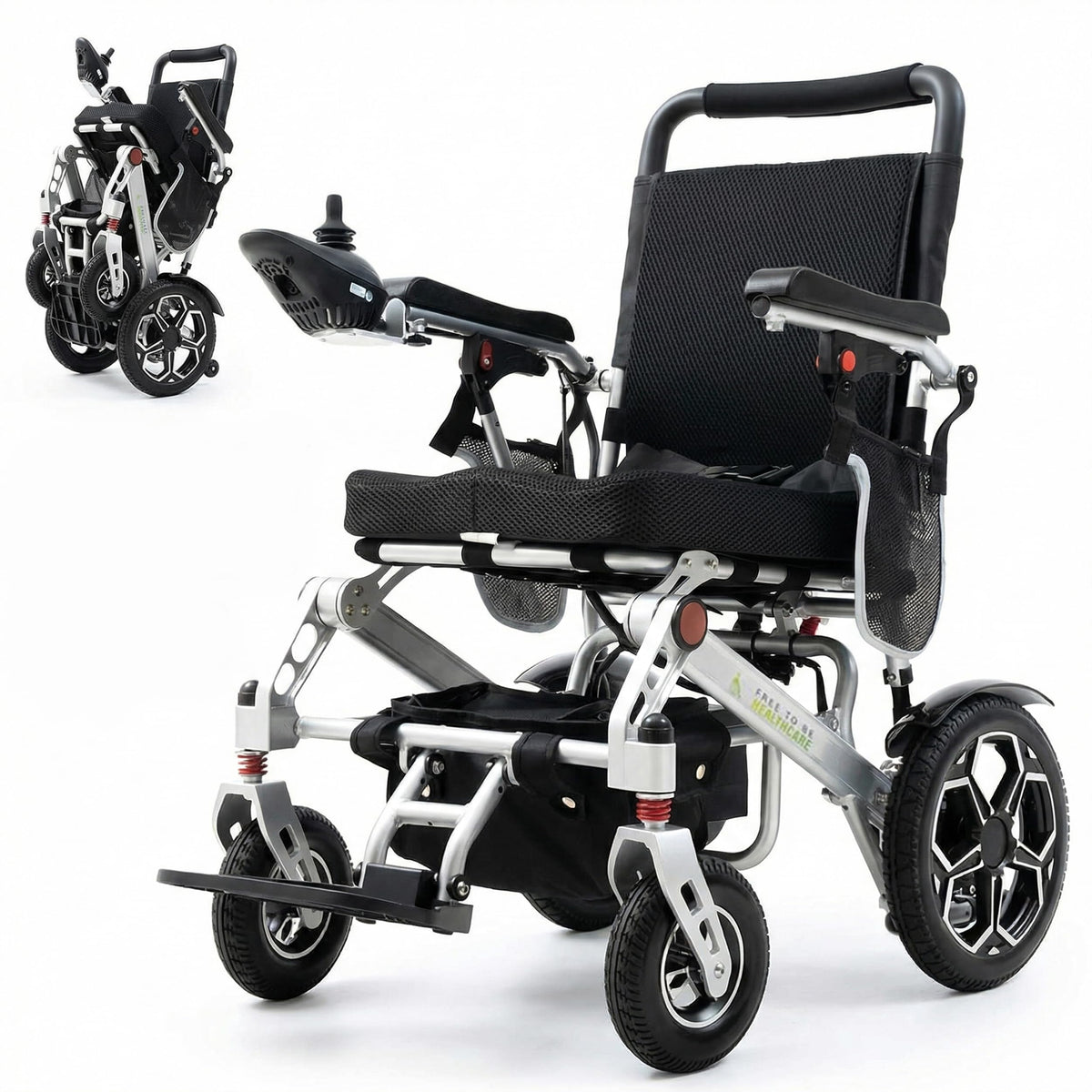 Ultra Lightweight Folding Electric Wheelchair Aluminium